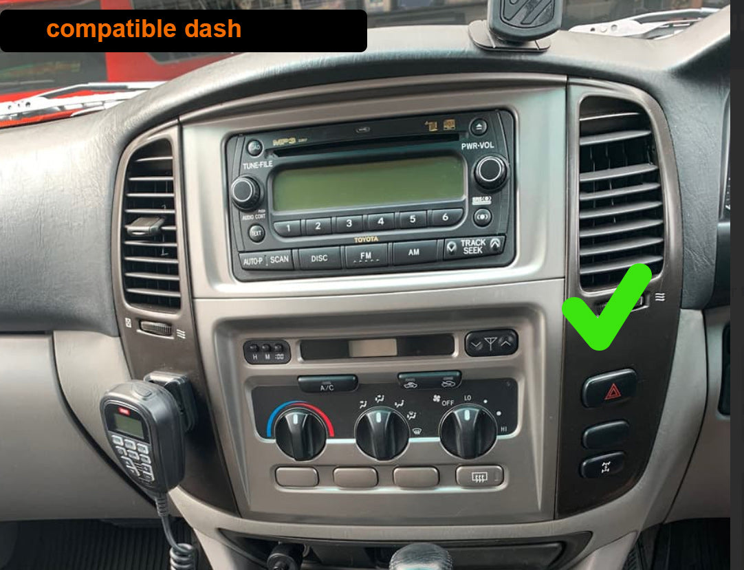 Toyota Landcruiser 1999-2006 100 Series LC100 GPS Wireless Apple CarPlay Android Auto Stereo Radio