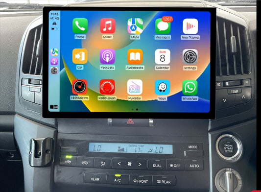 Toyota Landcruiser 2007-2015 200 Series LC200 13.3"GPS Wireless Apple CarPlay Android Auto Stereo Radio
