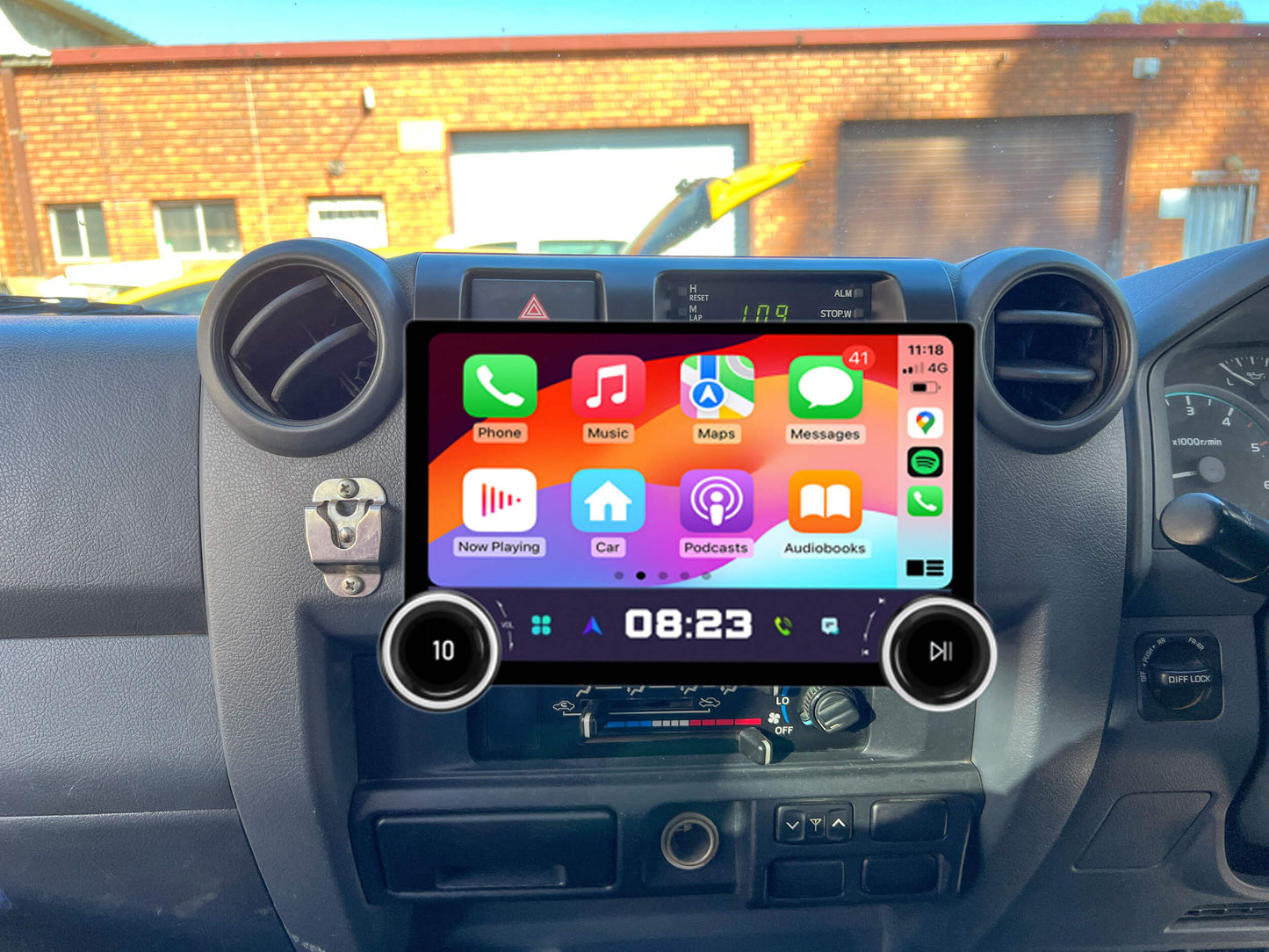 Toyota Landcruiser 70 76 78 79 Series GPS Bluetooth Wireless CarPlay Android Auto Stereo Radio