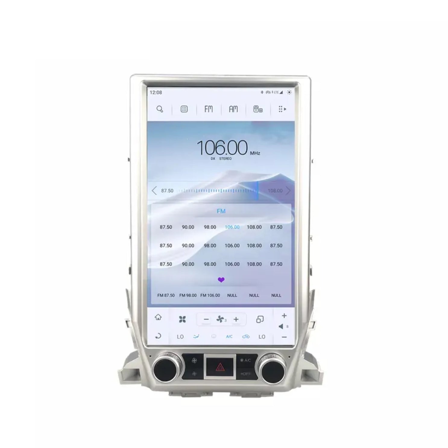 Toyota Landcruiser LC200 2015-2023 13.6" Vertical screen GPS Wireless Apple CarPlay Android Auto Stereo Upgrade