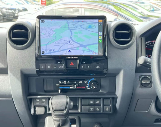 Toyota Landcruiser LC 70 76 78 79 Series 10" GPS Infotainment System Wireless CarPlay Android Auto