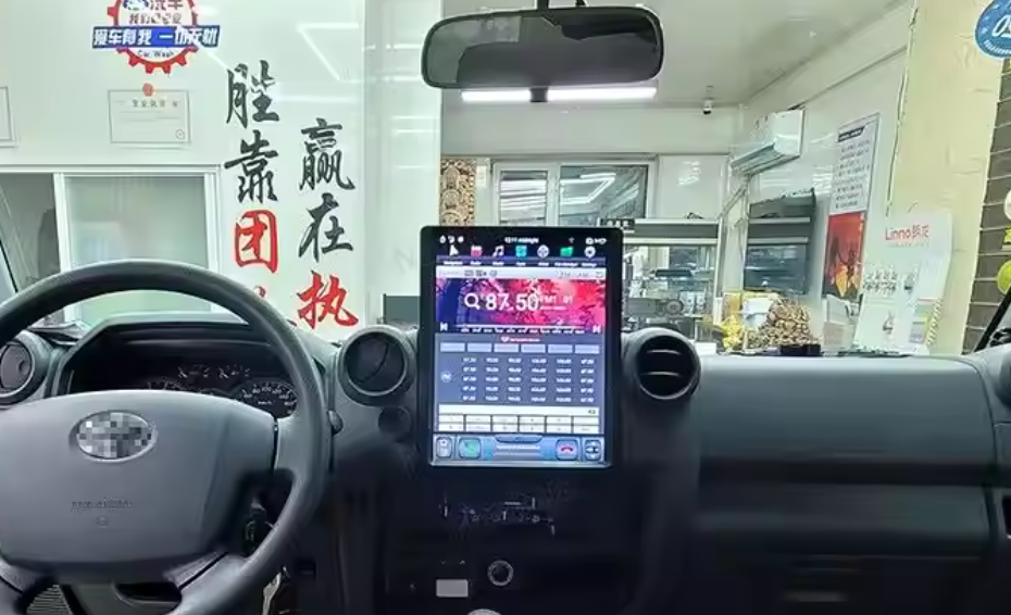 Toyota Landcruiser LC 70 76 78 79 Series 12.7" Tesla style GPS Infotainment Wireless CarPlay Android Auto