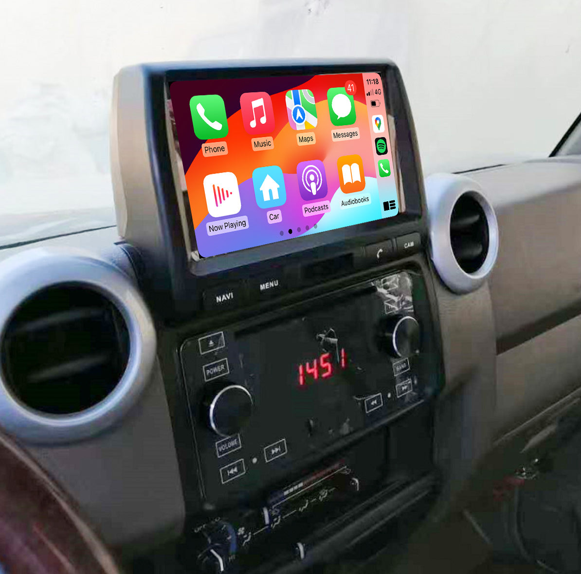 Toyota Landcruiser LC 70 76 78 79 Series 9" CD/DVD player Infotainment Wireless CarPlay Android Auto