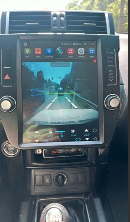 Toyota Prado 150 09-13 12.1" tesla Screen GPS Wireless Apple CarPlay Android Auto Stereo