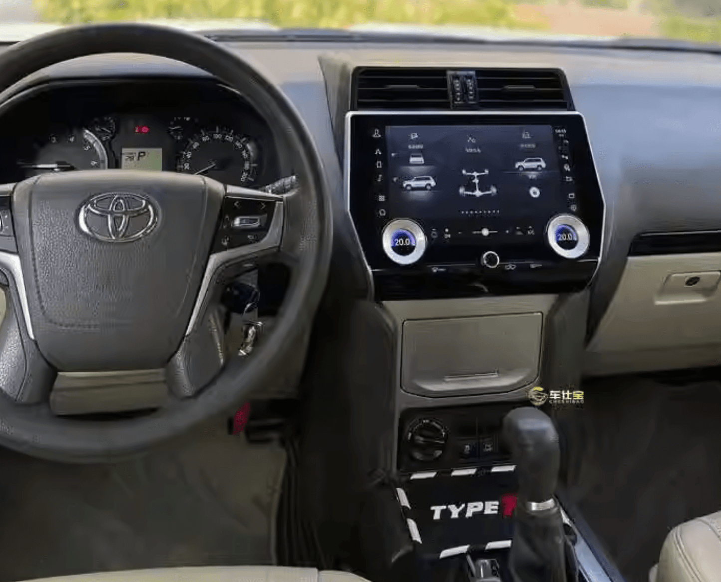 Toyota Prado 150 17-24 11.8" Wide screen GPS Wireless Apple CarPlay Android Auto Stereo