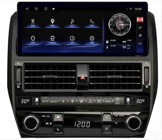 Toyota Prado 150 2009-2013 12.3" Touchscreen Wireless Apple CarPlay Android Auto Stereo