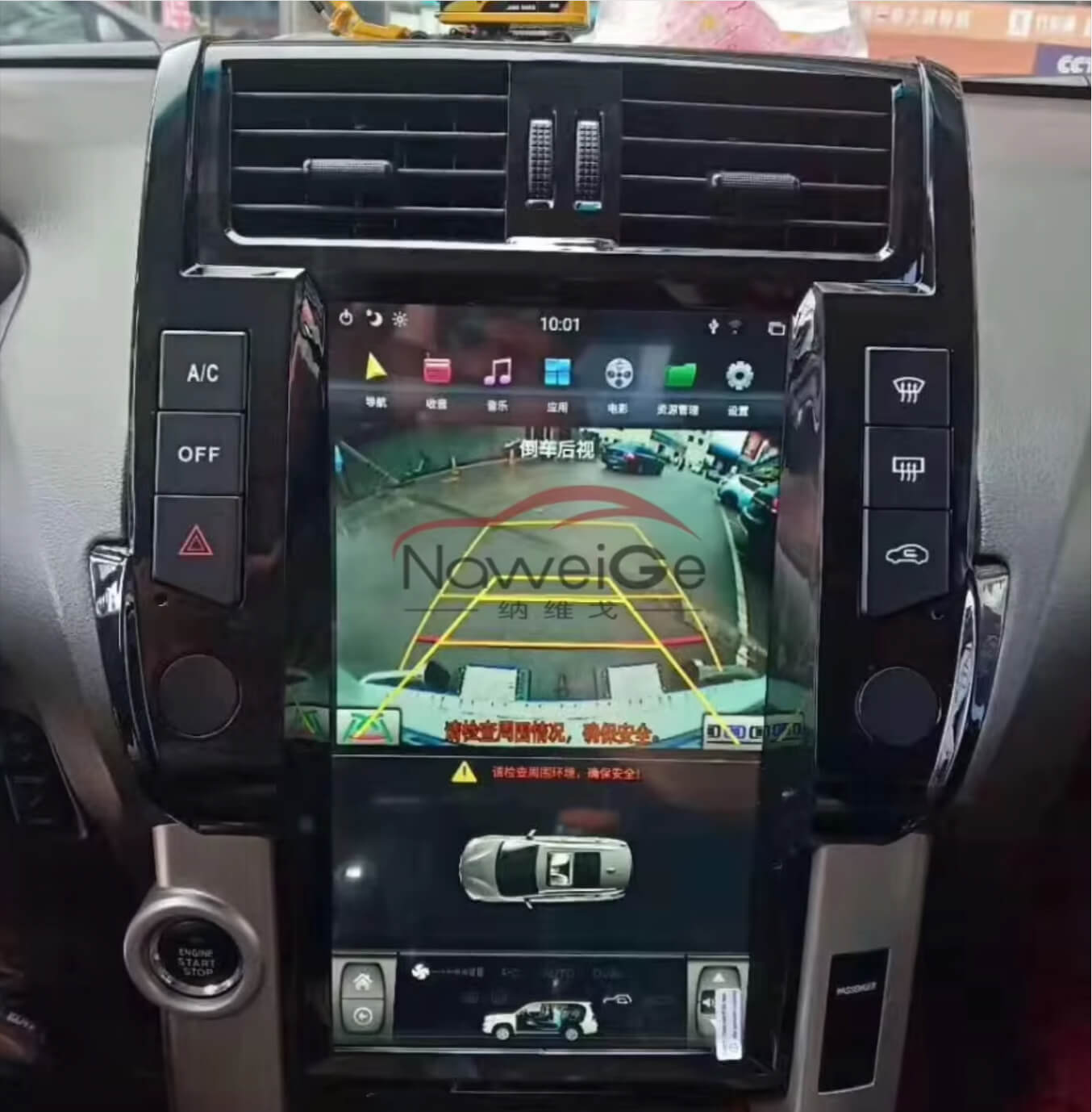 Toyota Prado 150 2009-2013 13.6" Touchscreen Wireless Apple CarPlay Android auto Stereo