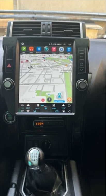 Toyota Prado 150 2014-2018 12.1" Vertical Screen GPS Wireless Apple CarPlay Android Auto Stereo