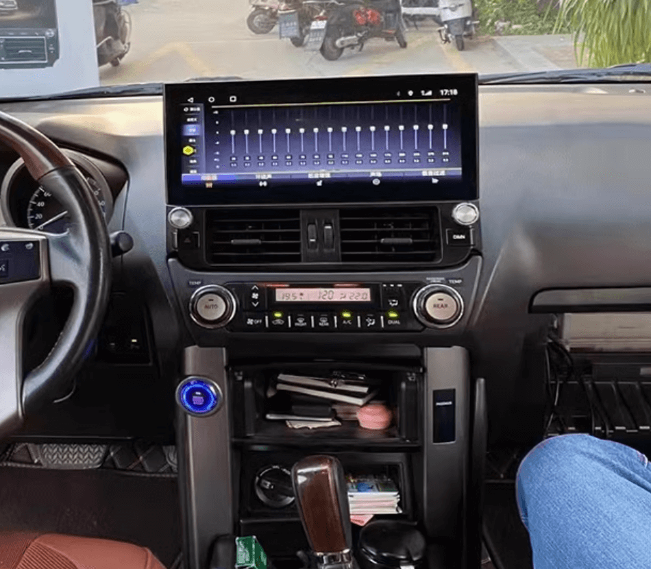 Toyota Prado 150 Series 09-13 12.3" Horizontal Screen Wireless Apple CarPlay Android Auto Stereo Tesla style