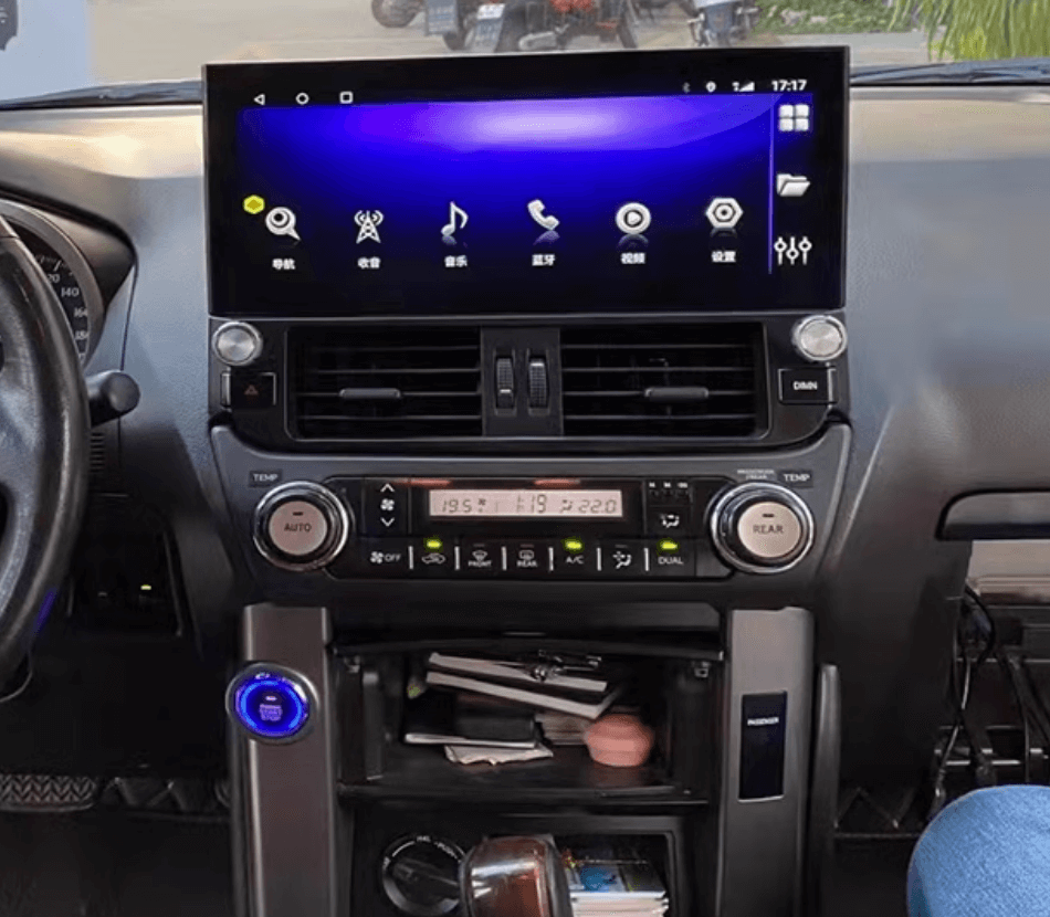 Toyota Prado 150 Series 09-13 12.3" Horizontal Screen Wireless Apple CarPlay Android Auto Stereo Tesla style
