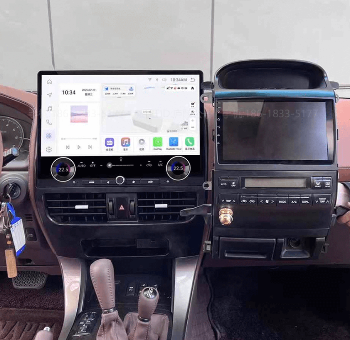 Toyota Prado 2003-2009 120 Series 16.8" GPS Bluetooth Wireless Apple CarPlay Android Auto Stereo radio
