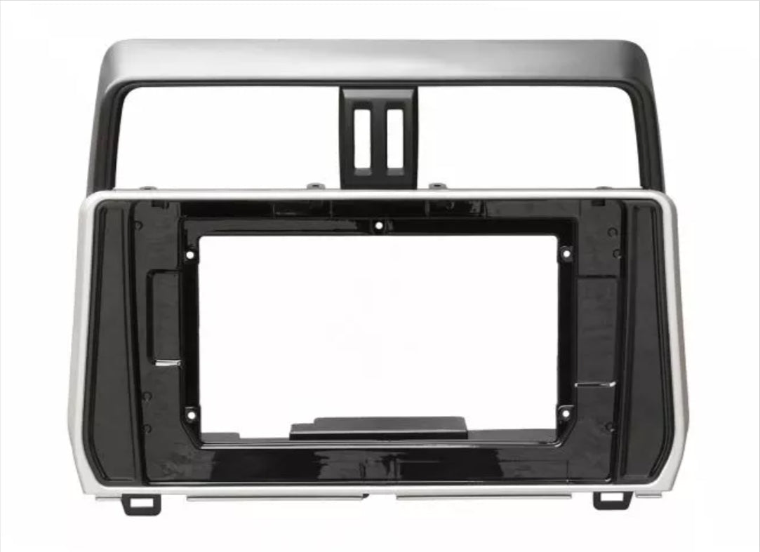 Toyota Prado 2017-2025 150 Series stereo facia suit both 10 inch android and 7 inch Double din 2 din fascia frame
