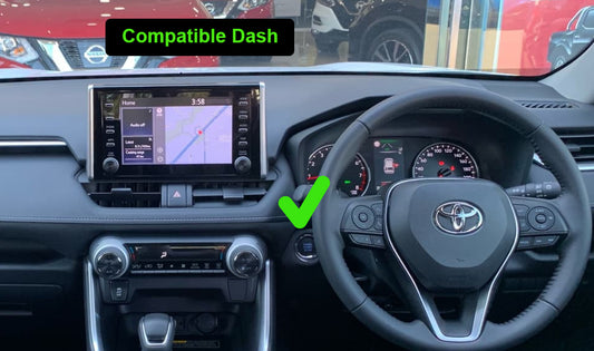 Toyota Rav4 18-23 13.3" GPS Bluetooth Wireless Apple CarPlay Android Auto Stereo Support JBL