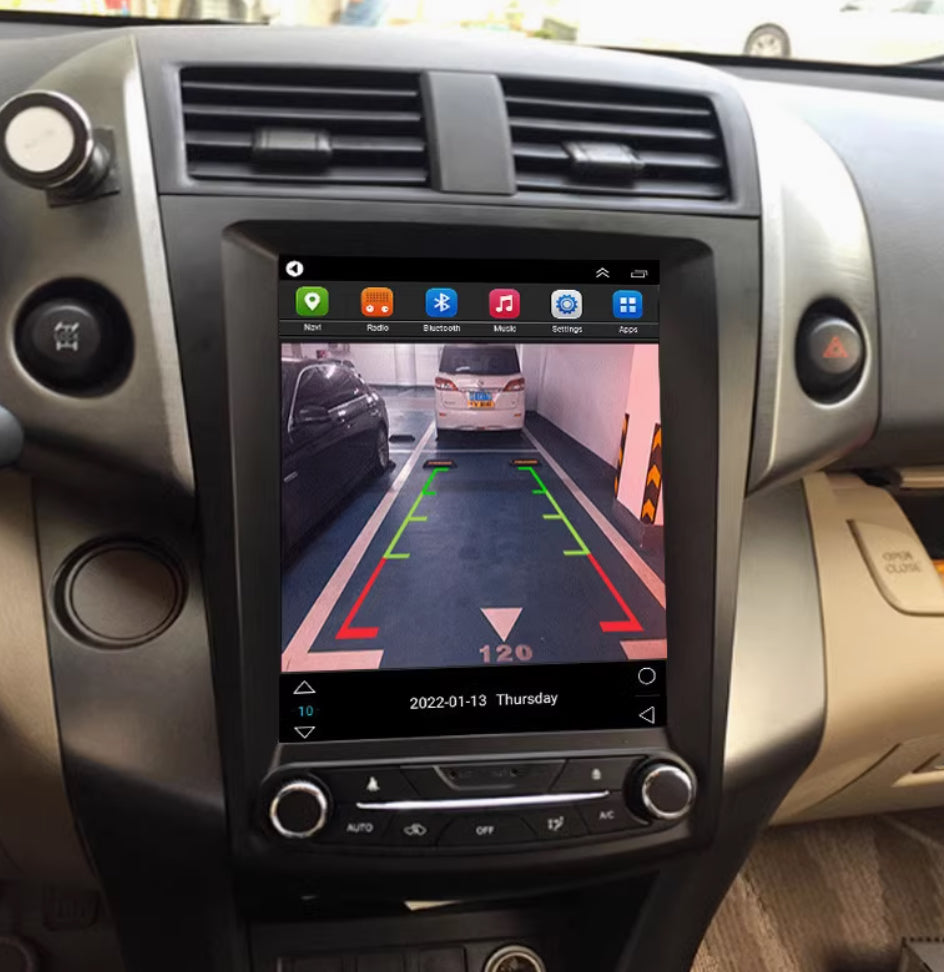 Toyota Rav4 2005-2011 12.1" Vertical Screen GPS Wireless Apple CarPlay Android Auto Stereo Radio