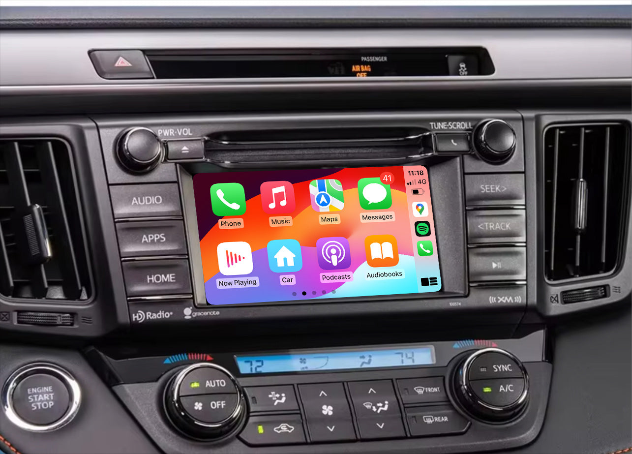 Toyota Rav4 2012-2018 Add Wireless CarPlay & Android Auto MMI Retrofit integration interface Moduel