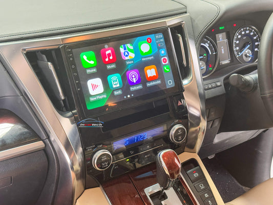 Toyota Vellfire 2015+ 10" Touchscreen GPS wireless CarPlay Android Auto HeadUnit screen