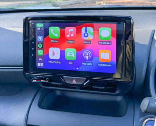 Toyota Yaris 2019-2025 GPS Bluetooth Wireless Apple CarPlay Android Auto Stereo