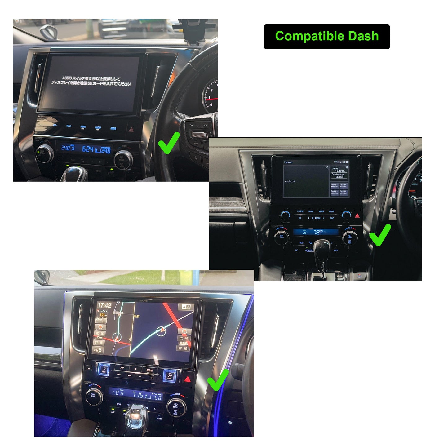 Toyota Alphard/Vellfire 2015-2023 30 Series 10" GPS Wireless Apple CarPlay Android Auto Stereo Radio