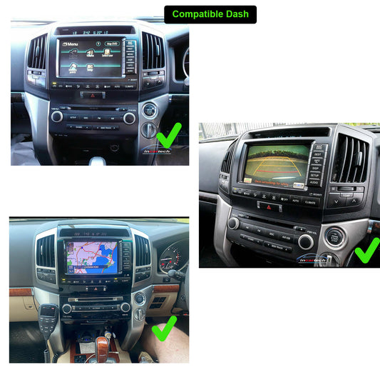 Toyota Landcruiser Sahara 07-15 LC200 12.3" Screen GPS Wireless Apple CarPlay Android Auto Stereo