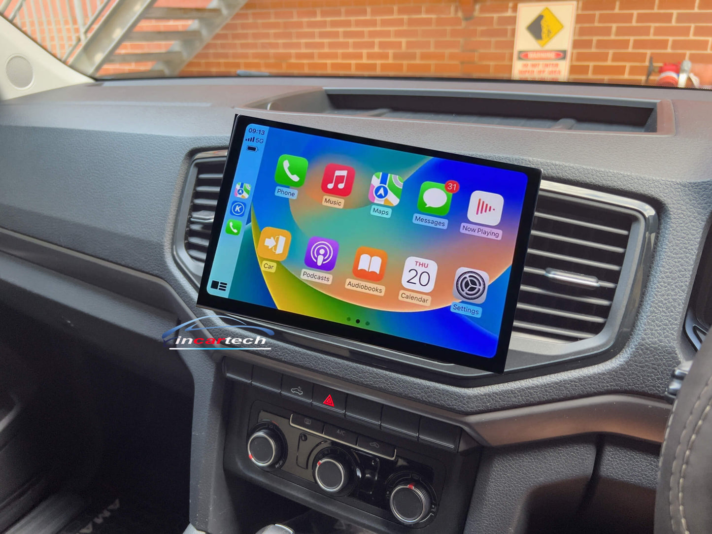 Volkswagen VW Amarok 2017-2022 13.3" GPS stereo Wireless Apple CarPlay Android Auto radio