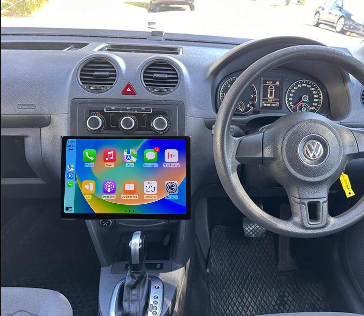 Volkswagen VW Caddy 2005-2025 13.3" GPS Infotainment Wireless CarPlay Android Auto