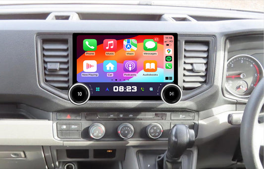 Volkswagen VW Crafter 17-25 10.1" GPS Infotainment Wireless CarPlay Android Auto stereo Dual Knob Control