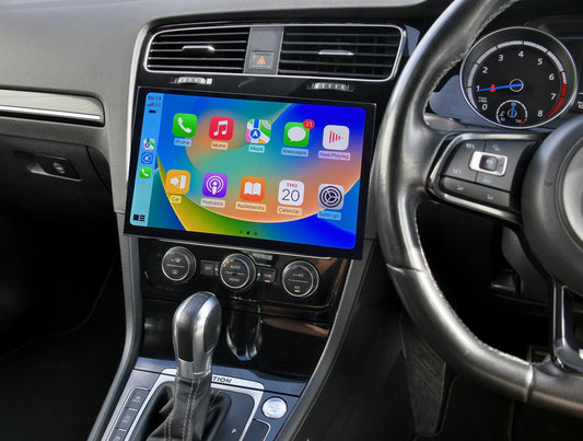 Volkswagen VW Golf 13-20 mk7 GTI 13.3" Tesla style Infotainment Wireless Apple CarPlay GPS Stereo