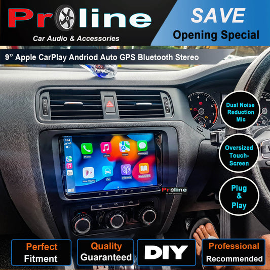 Volkswagen VW Golf MK6 07-13 9" GPS Infotainment Wireless CarPlay Android Auto