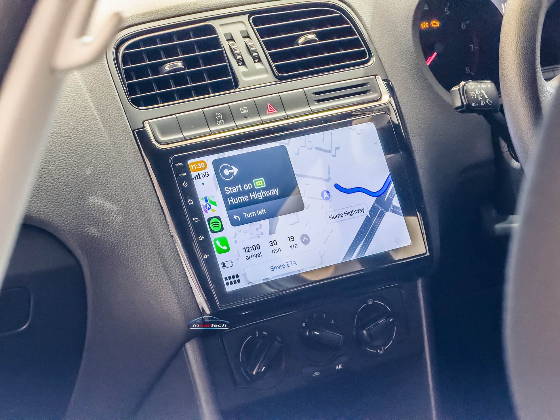 Volkswagen VW Polo 14-18 10" GPS Infotainment Wireless CarPlay Android Auto Stereo