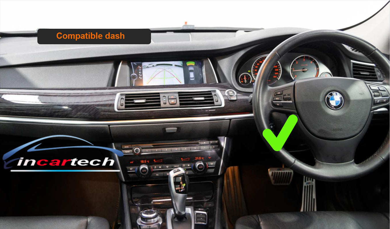 12.3 inch touchscreen BMW 5 Series 11-17 (F10 F11) aftermarket screen upgrade Car stereo wireless Carplay and wireless android auto