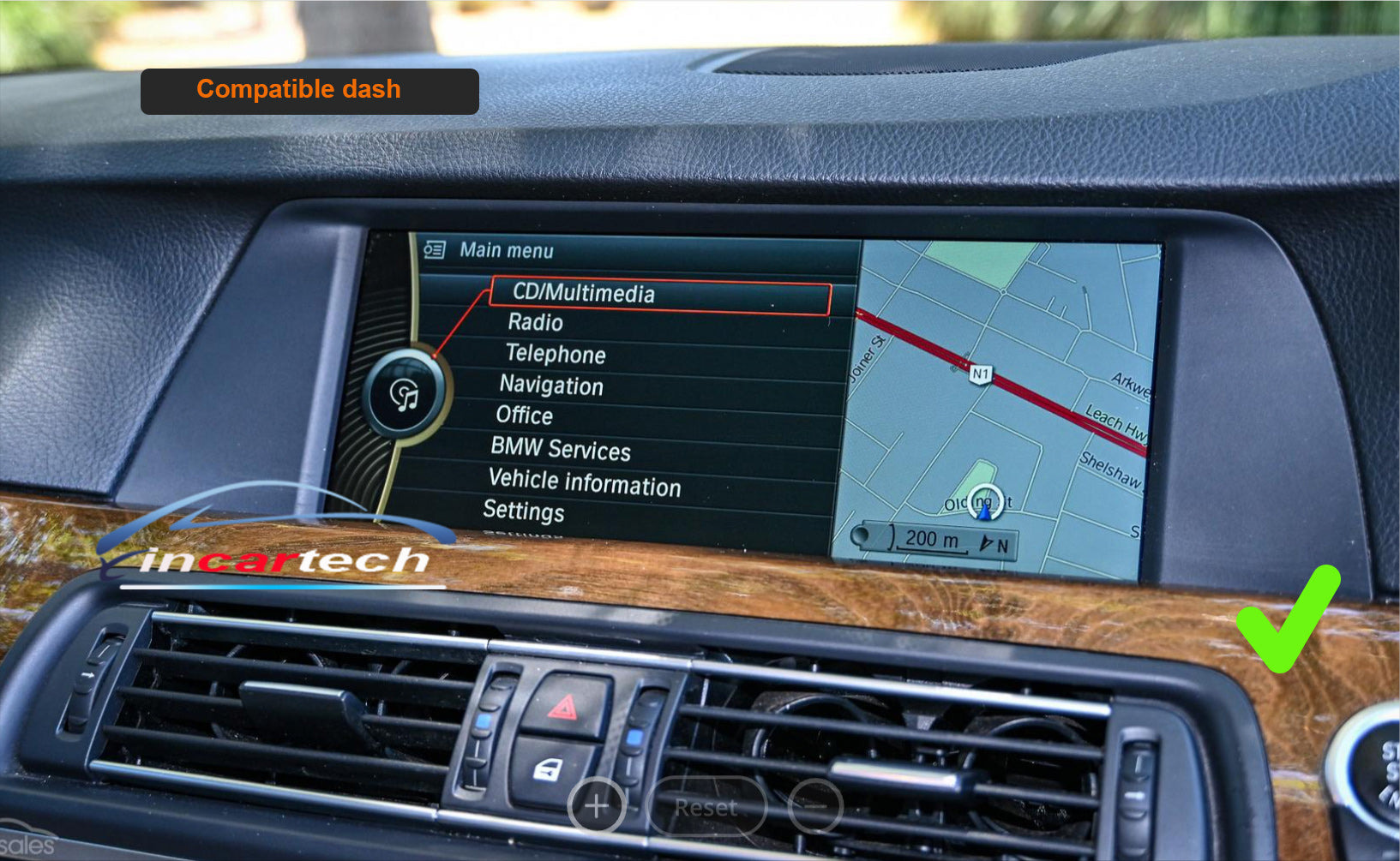 12.3 inch touchscreen BMW 5 Series 11-17 (F10 F11) aftermarket screen upgrade Car stereo wireless Carplay and wireless android auto