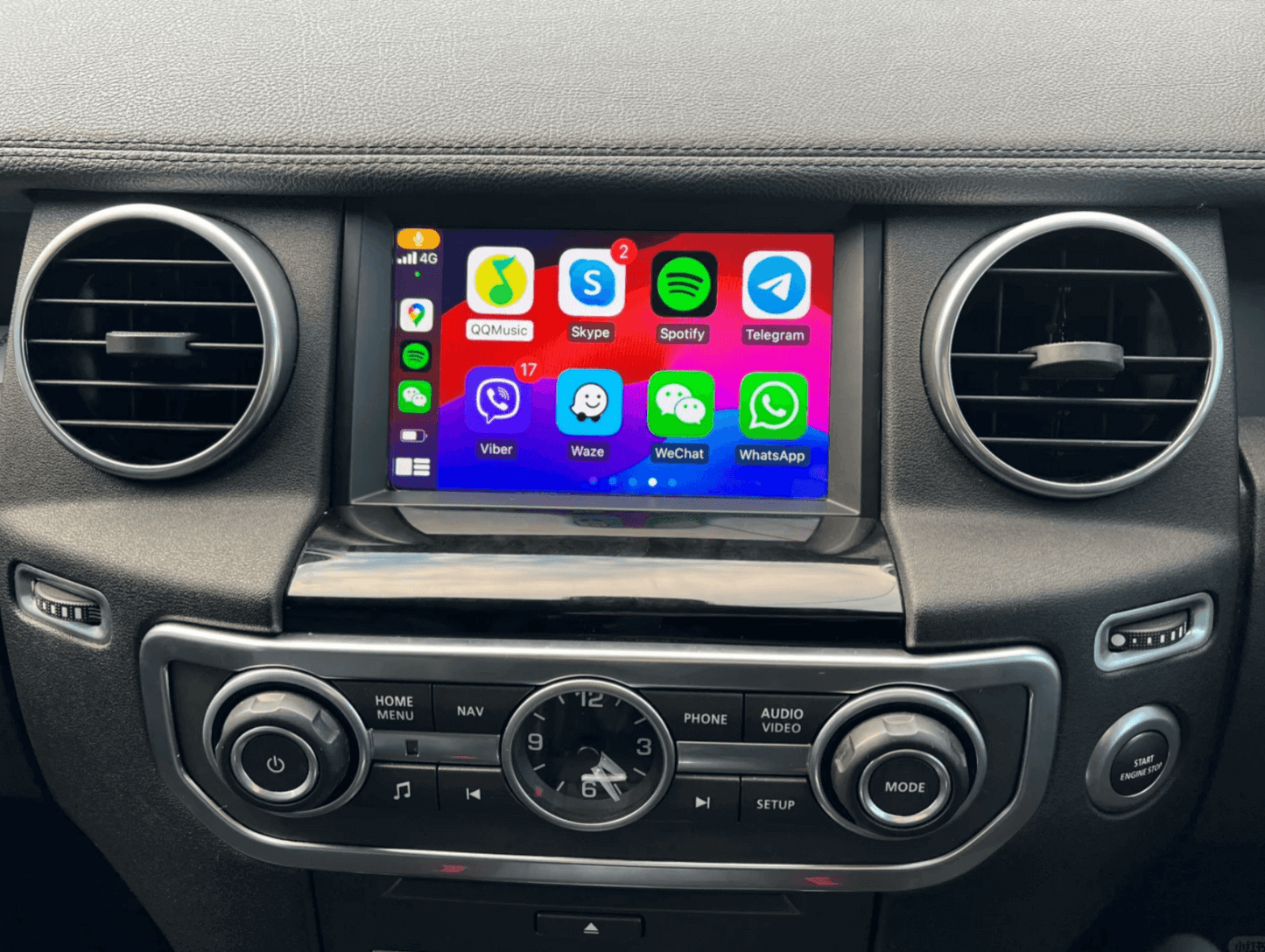 Land Rover Discovery 11-16 8” Bosch radio Add Wireless Carplay Android Auto Interface Retrofit