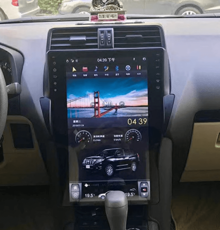 Toyota Prado 150 17-24 15.6" Tesla style Screen GPS Wireless CarPlay Android Auto Stereo
