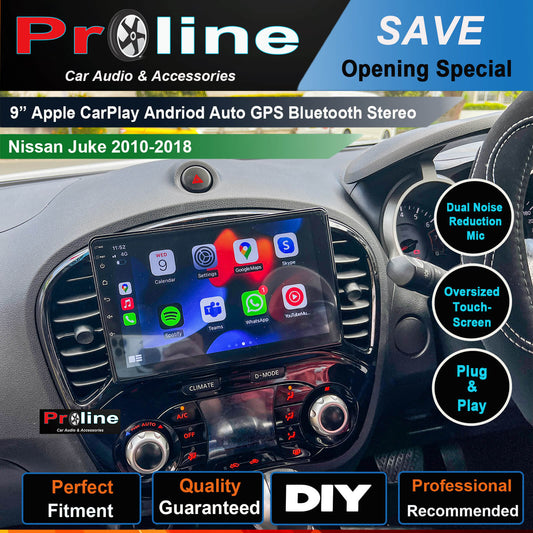Nissan Juke 2010-2018 F15 GPS Wireless Apple Carplay Wired Android Auto Stereo Support 360