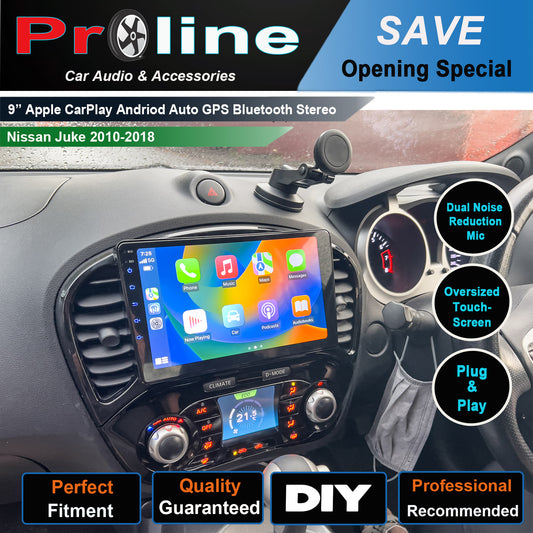 Nissan Juke 2010-2018 F15 GPS Bluetooth GPS Wireless Apple CarPlay Wired Android Auto