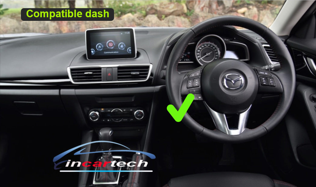 Mazda 3 BM 2013-2019 stereo facia suit 9 inch android fascia frame Trapezoid
