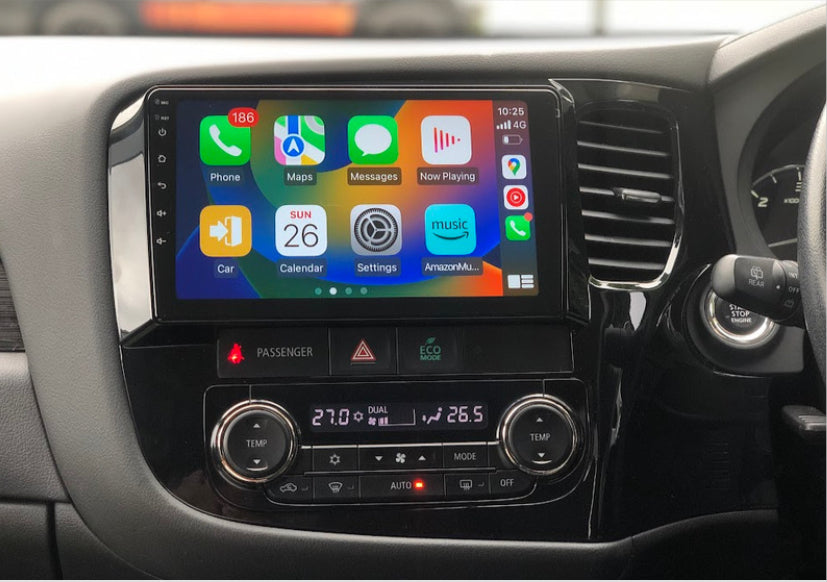 Mitsubishi Outlander 2013-2020 GPS Bluetooth Stereo Wireless Apple Carplay Android Auto Headunit