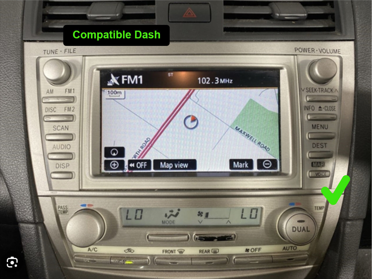 Toyota Camry 2006-2011 GPS Bluetooth Apple CarPlay Android Auto DSP 9" Screen