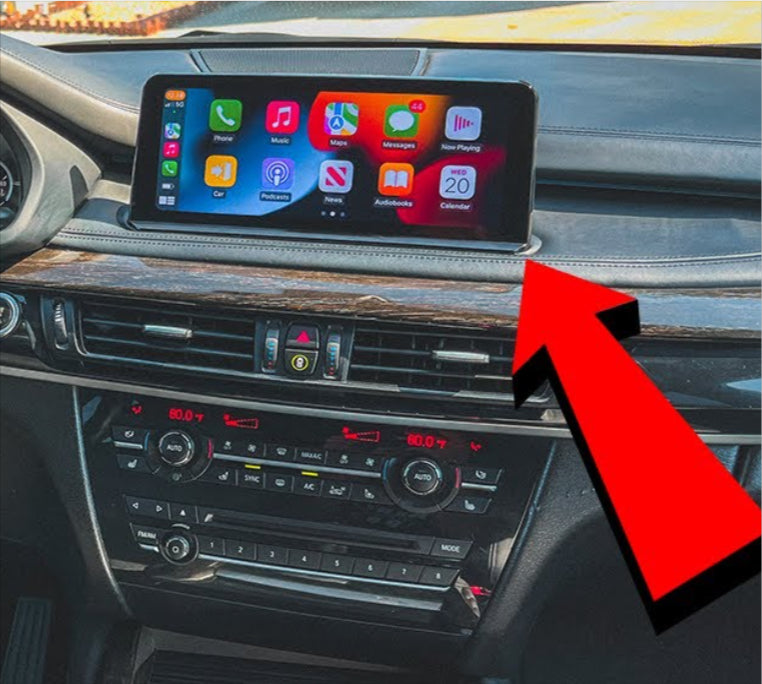 BMW x5 2014-2017 (F15) 12.3 inch touchscreen aftermarket screen upgrade Car stereo wireless Carplay and wireless android auto