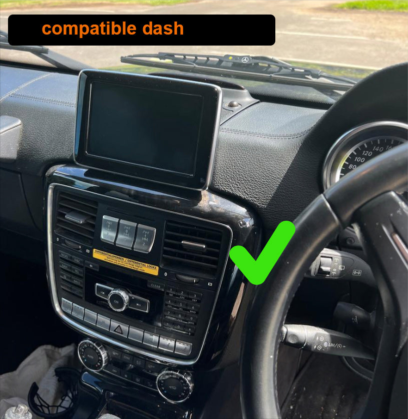 Mercedes Benz G-Class 2012-2018 W463 12.3 inch touchscreen aftermarket screen upgrade Car stereo wireless Carplay and wireless android auto