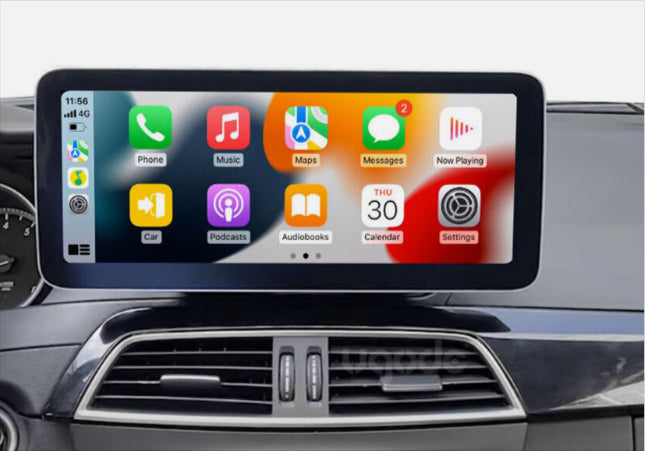 Mercedes Benz C-Class W204 2012-2014 10.25 inch touchscreen aftermarket screen upgrade Car stereo wireless Carplay and wireless android auto
