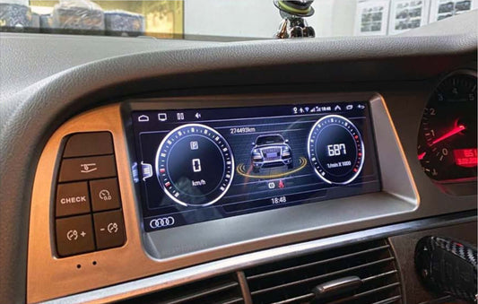 Audi A6 C6 2004-2010 8.8 inch touchscreen aftermarket upgrade Car stereo wireless Carplay and wireless android auto