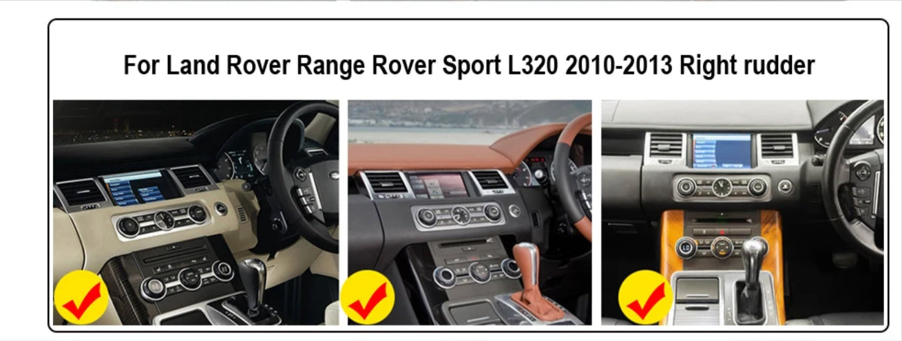 Ranger Rover Sport 2010-2013 13.3 inch touchscreen aftermarket upgrade Car stereo wireless Carplay and wireless android auto