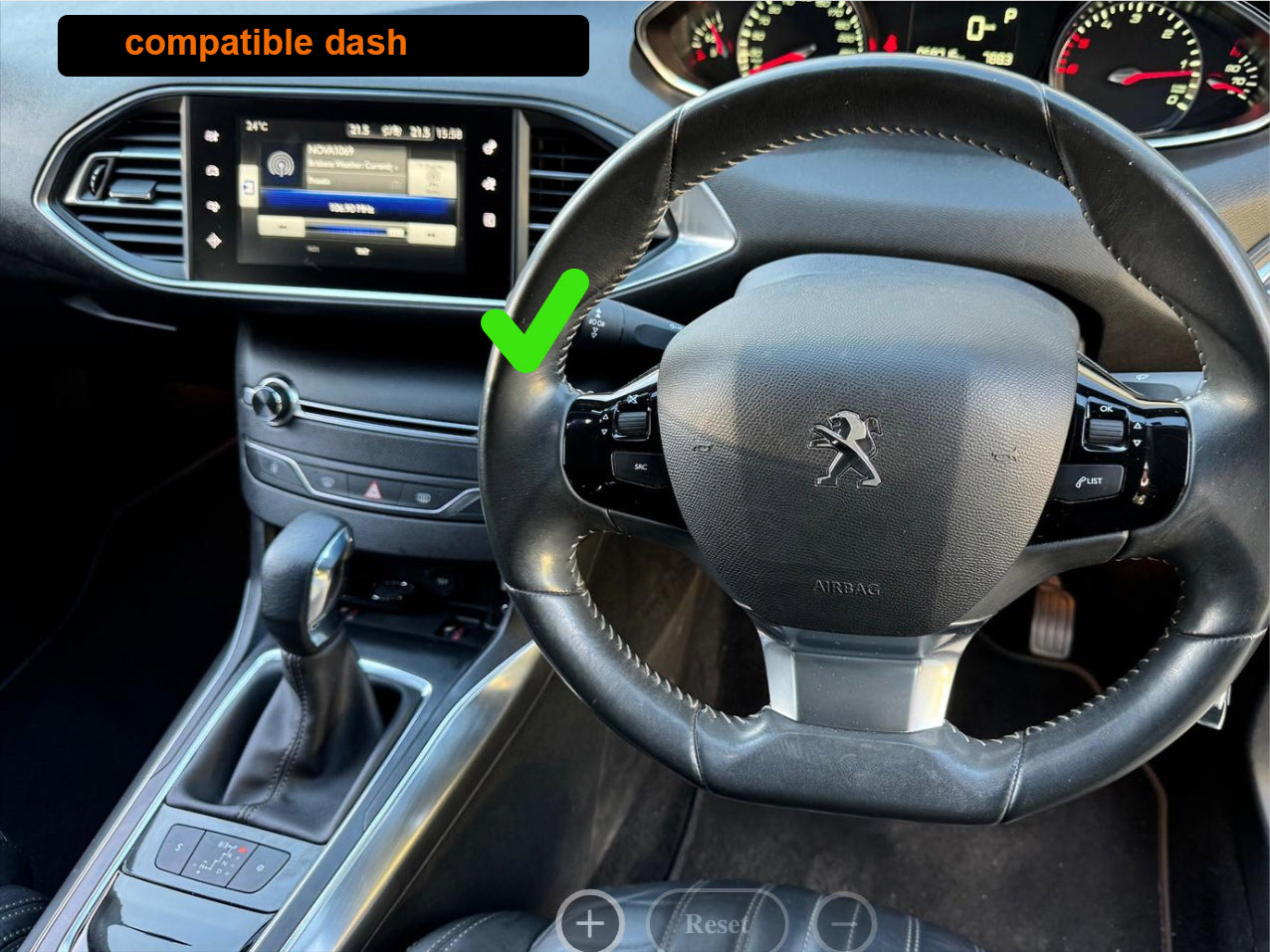 Peugeot 308 2014-2019  Wireless Apple Carplay Android Auto GPS Stereo replacement