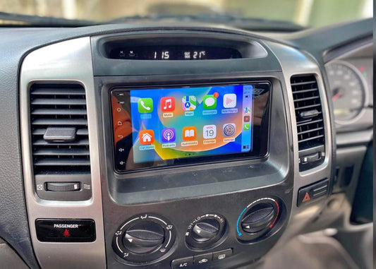 Toyota Prado 120 2003-2009 Series GPS Bluetooth Wireless Apple Carplay android auto Stereo radio