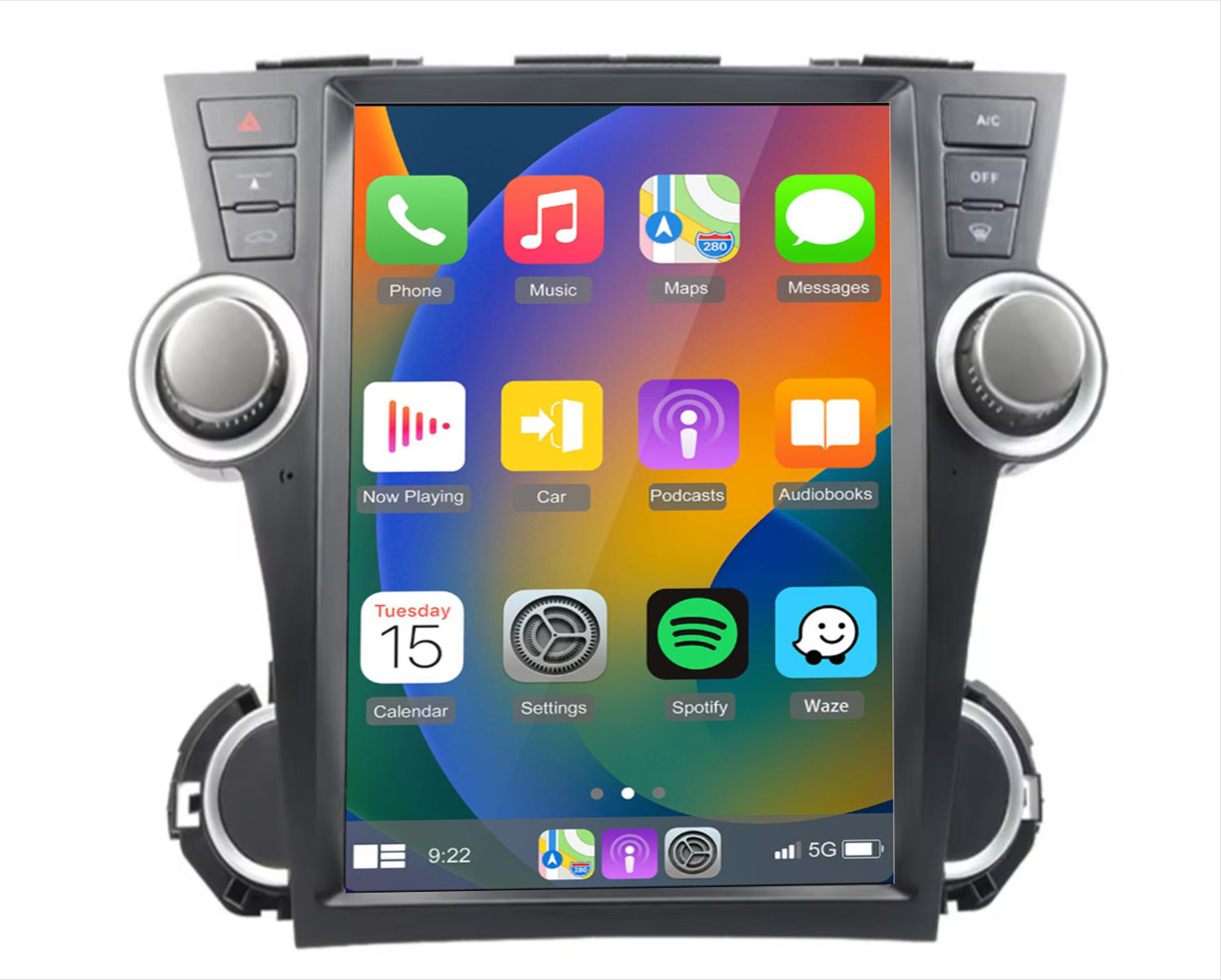 Toyota Kluger 2008-2015 12.1" GPS Wireless Apple Carplay Android Auto Stereo Radio