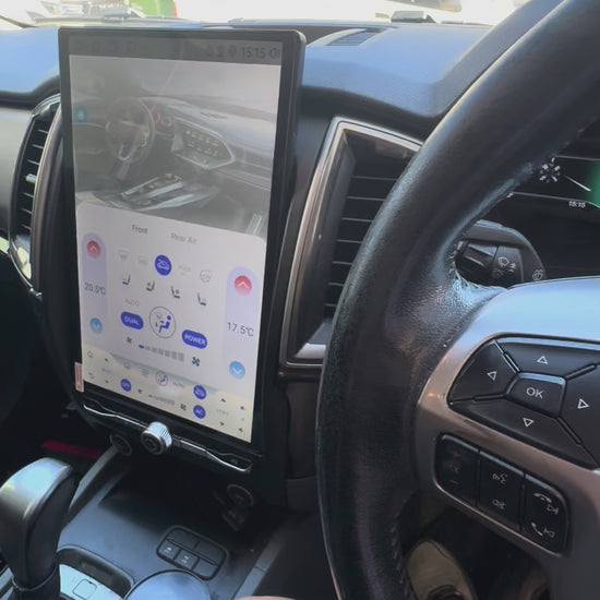 Ford Ranger Raptor 2011-2016 15.6“ vertical Touchscreen Wireless Apple CarPlay Android Auto GPS Bluetooth