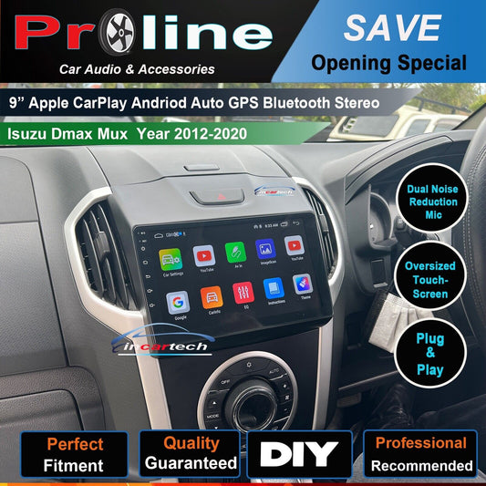 9" Isuzu DMAX MUX 12-16 Wireless Apple Carplay Android Auto GPS fit Panasonic,Radio stereo GPS Camera for 9" Isuzu DMAX MUX 12-16 head unit upgrade for Fit 9" Isuzu DMAX MUX 12-16, Fit 9" Isuzu DMAX MUX 12-16 head unit replacement for Fit 9" Isuzu DMAX MUX 12-16 head unit upgrade, for Fit 9" Isuzu DMAX MUX 12-16 stereo upgrade suit both manual and digital air condition control, provides installation. Upgrade to the Lastest Wireless Apple CarPlay Android Auto. 