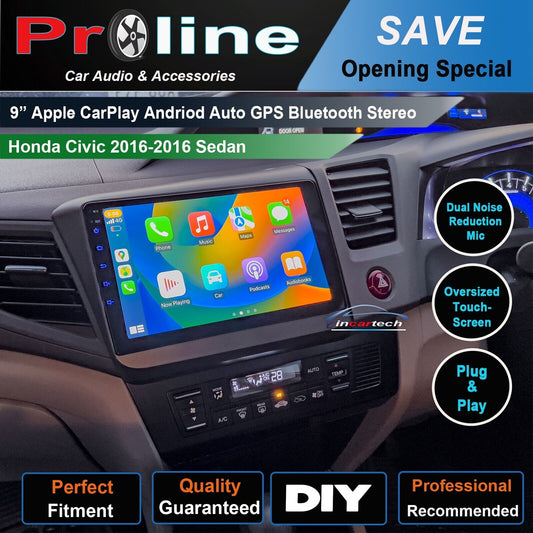 🔥9" Honda civic 12-16 Sedan GPS wireless Apple CarPlay Android Auto Satnav, for Honda civic 12-16 Sedan, head unit upgrade for Honda civic 12-16 Sedan, Honda civic 12-16 Sedan head unit replacement for Honda civic 12-16 Sedan, Honda civic 12-16 Sedan head unit upgrade, for Honda civic 12-16 Sedan stereo upgrade suit both manual and digital air condition control, provides installation. Upgrade to the Lastest Wireless Apple CarPlay Android Auto