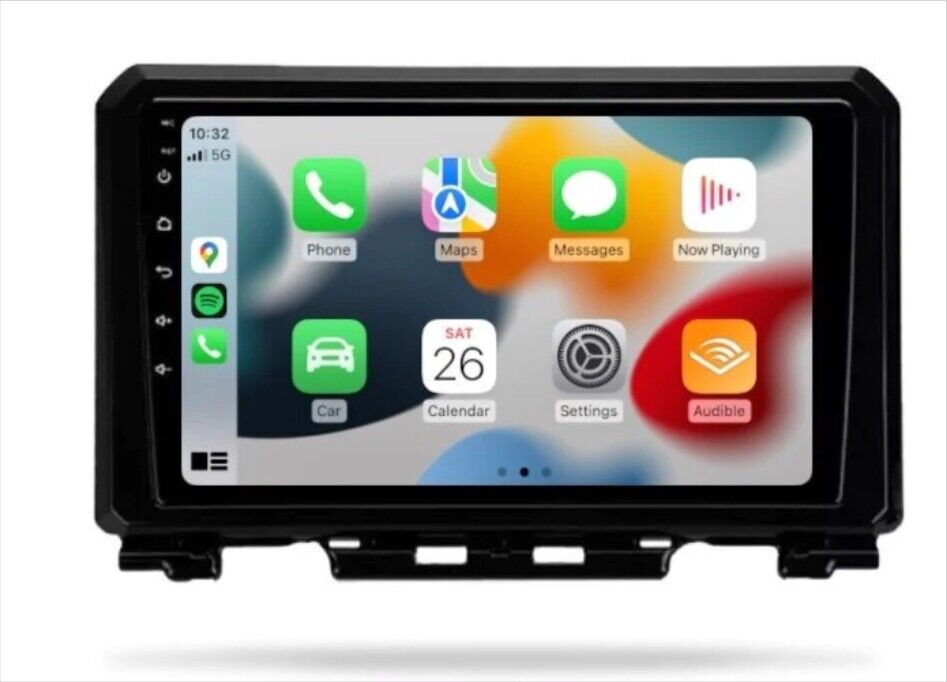 9 Suzuki Jimmy 2017+ Wireless Apple Carplay Android Auto GPS SatNav Radio Stereo, Radio stereo GPS Camera for Fit 9 Suzuki Jimmy 2017+  head unit upgrade for Fit 9 Suzuki Jimmy 2017+, Fit 9 Suzuki Jimmy 2017+ head unit replacement for Fit Suzuki Jimmy 05-16 head unit upgrade, for Fit 9 Suzuki Jimmy 2017+ stereo upgrade suit both manual and digital air condition control, provides installation. Upgrade to the Lastest Wireless Apple CarPlay Android Auto. 